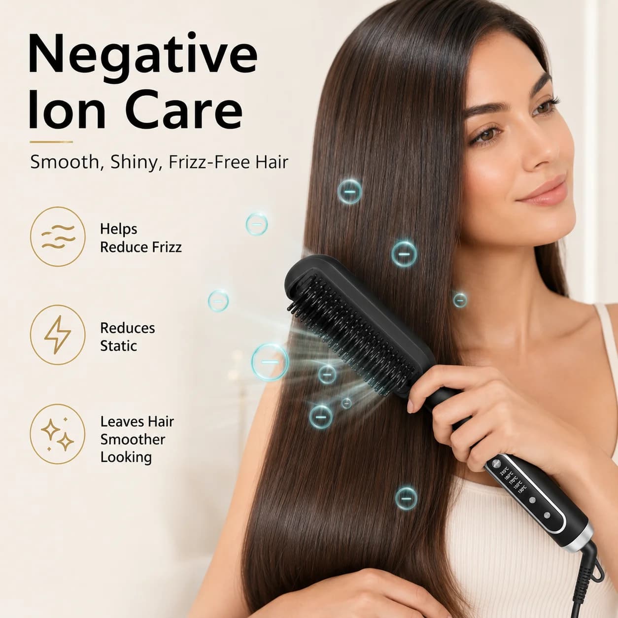 Popular hair plate Brush for dry and wet use Plate for negative ion electric comb Banish Frizz Pro Tools for quick styler for hair