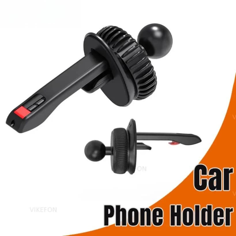 Supporto universale per telefono per auto Supporto per testa a sfera da 17 mm Presa d'aria automatica Staffa per gancio di sfiato Accessori Supporto per telefono cellulare GPS