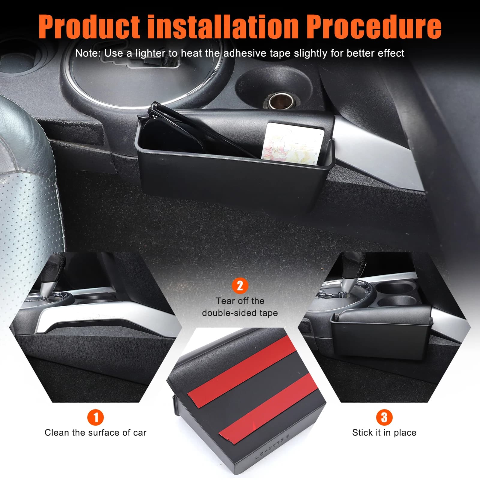 Auto Console Centrale Del Cambio Scatola di Immagazzinaggio Supporto Del Telefono Organizzatore Vassoio Per Mitsubishi ASX 2011-2018 Accessori
