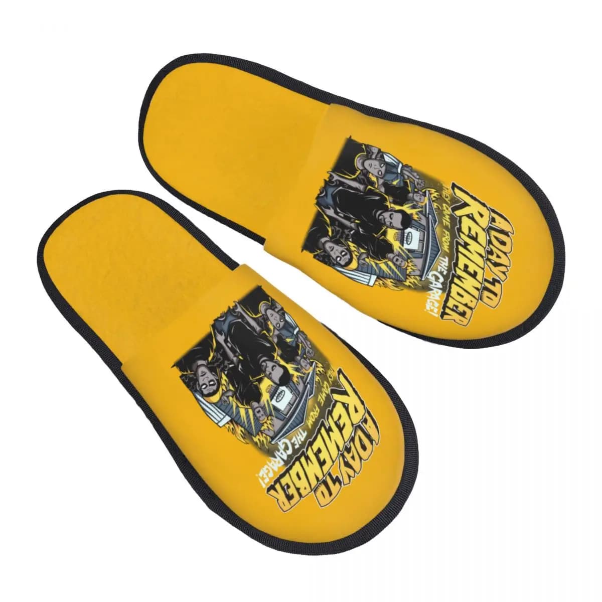 Custom Rock Band al giorno per ricordare le pantofole degli ospiti per le pantofole da casa delle donne dello spa