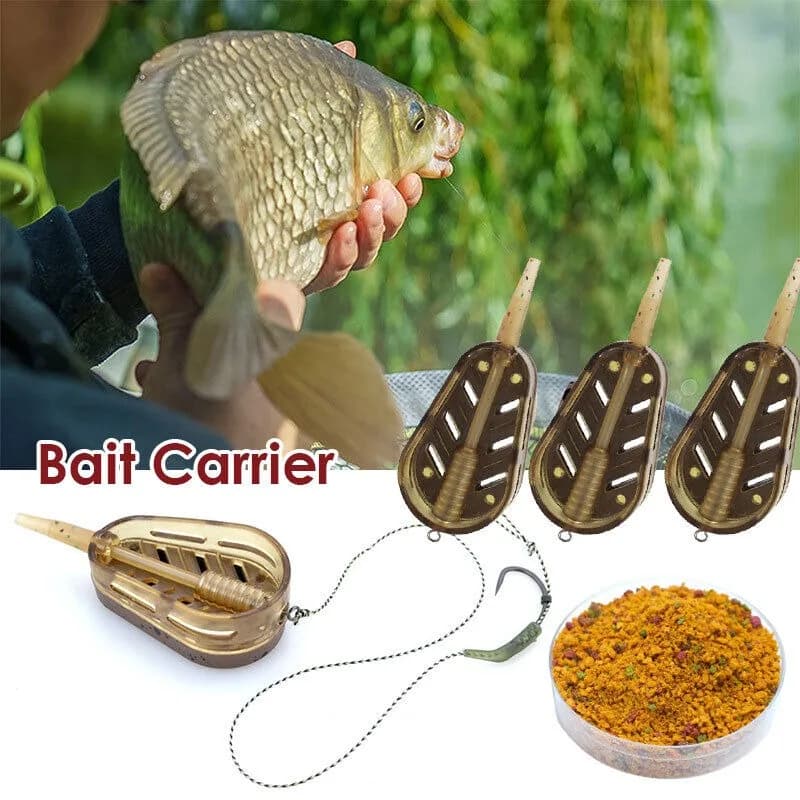 5 pcs Embedded Fishing Feeder Line Fishing Food Knee Retardant Fishing Rim Support Stamp Kit Fishing Equipment Tools