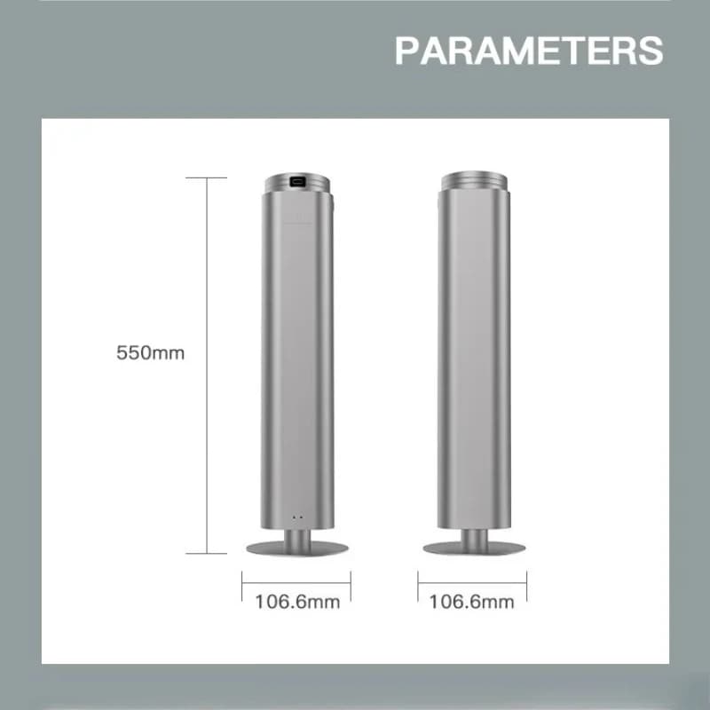 2000cbm Hotel Fragrance Oil Freshener Vertical Alloy Aroma Diffuser Waterless Electric Scent Air Machine 500ml