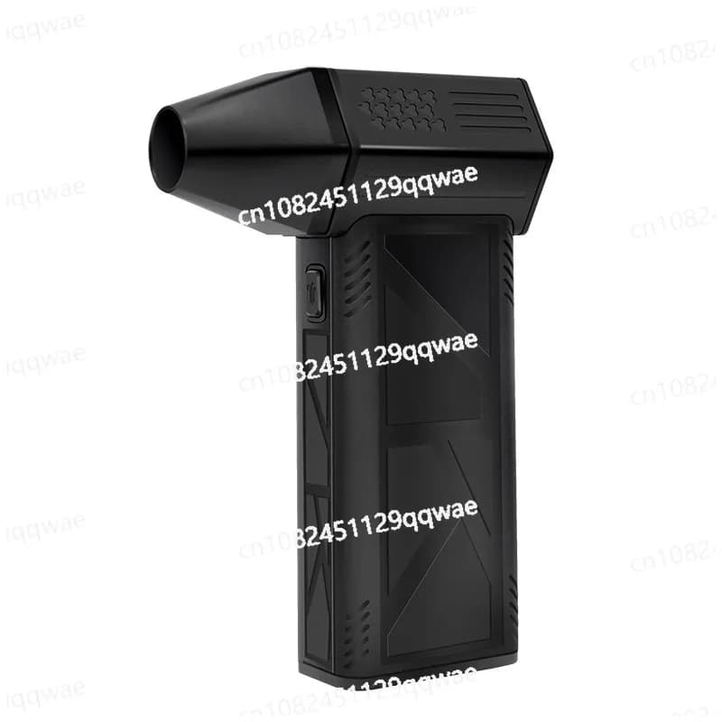 Ventilatore violento da 130.000 giri, batteria al litio per uso domestico, ventilatore a turbina, piccolo ventilatore elettrico, asciugacapelli, potente ventilatore