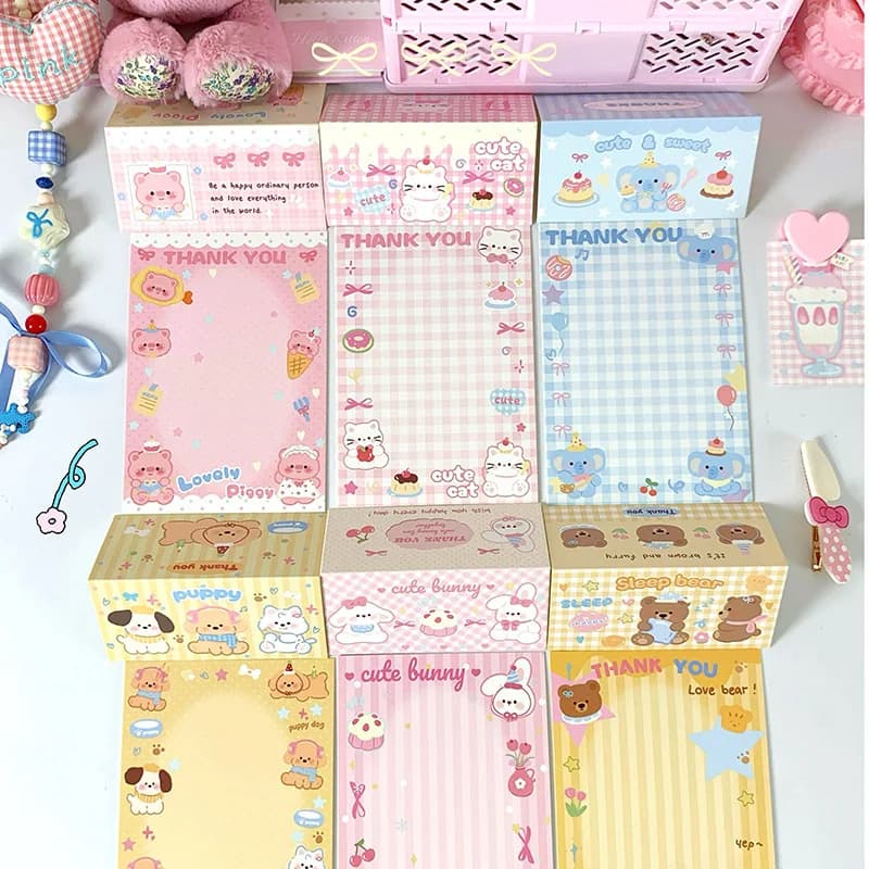 Set di Buste OPP con Carte Illustrate in Stile Coreano, Decorazioni per Confezioni Regalo DIY con Foto di Star Kpop