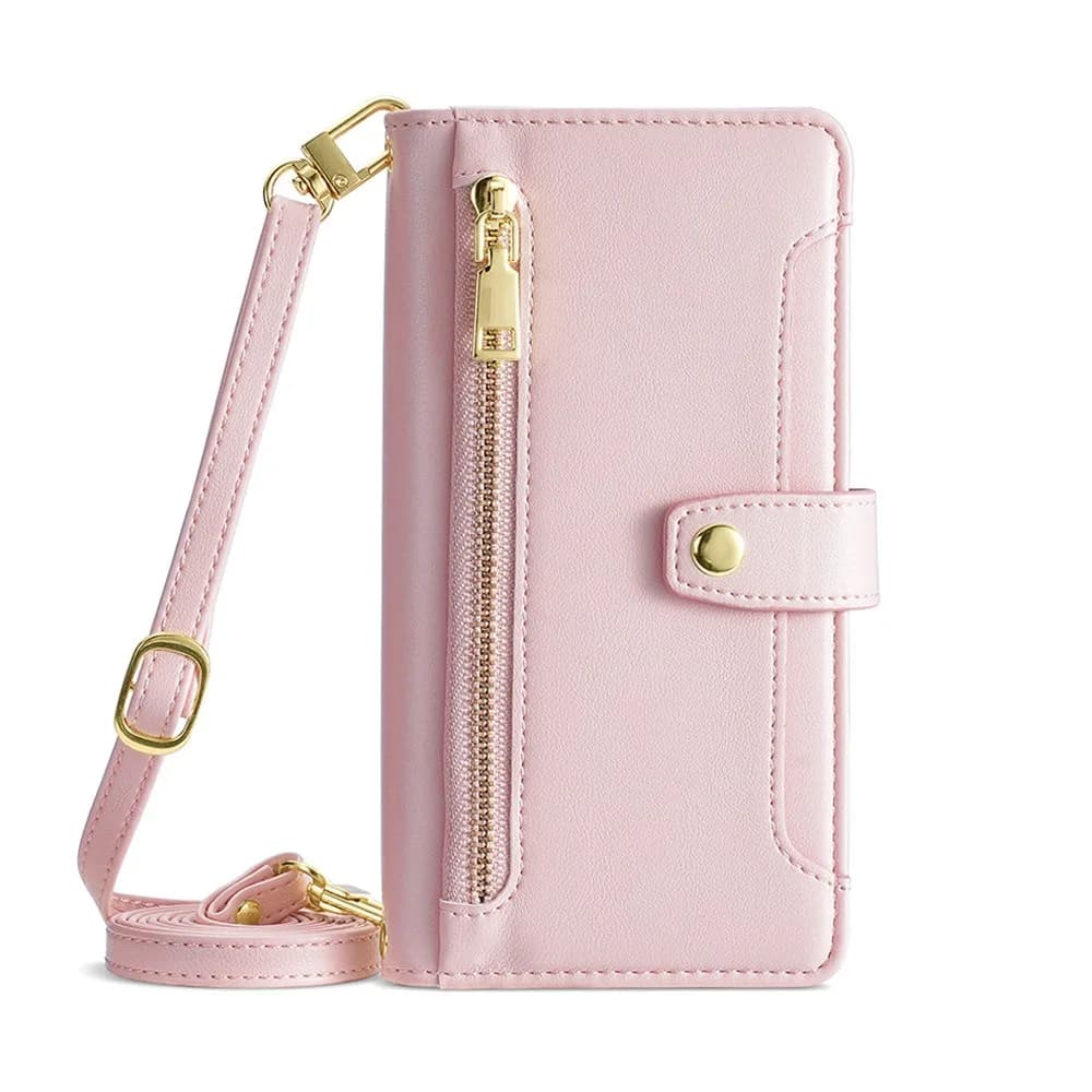 For OPPO Reno 14F 5G Case Wallet Shoulder Bag Case Funda Card Slots Cover For OPPO Reno 14F 5G Fundas