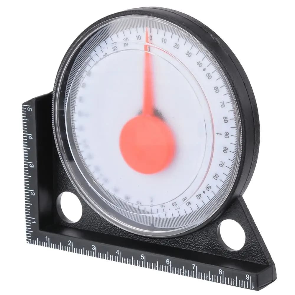 Magnetic Clinometer Gauge Angle Meter Protractor Gauging Tool Level Tile Ruler Inclinometer Tilt Level Meter Slope Angle Finder