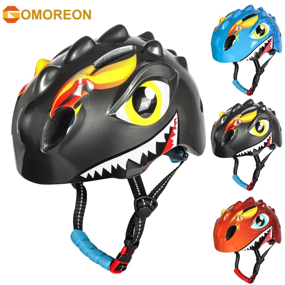 Children's Bike Helmet 3D Children's Light Bicycle Helmet for Boys and Girls 3 to 8 years old for multi-sport cycling scooter skating