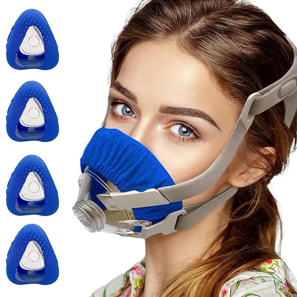 2/5/10/15/20PCS Fodere per maschera nasale CPAP universale Copri maschera CPAP per la maggior parte delle maschere nasali integrali CPAP riutilizzabili e lavabili