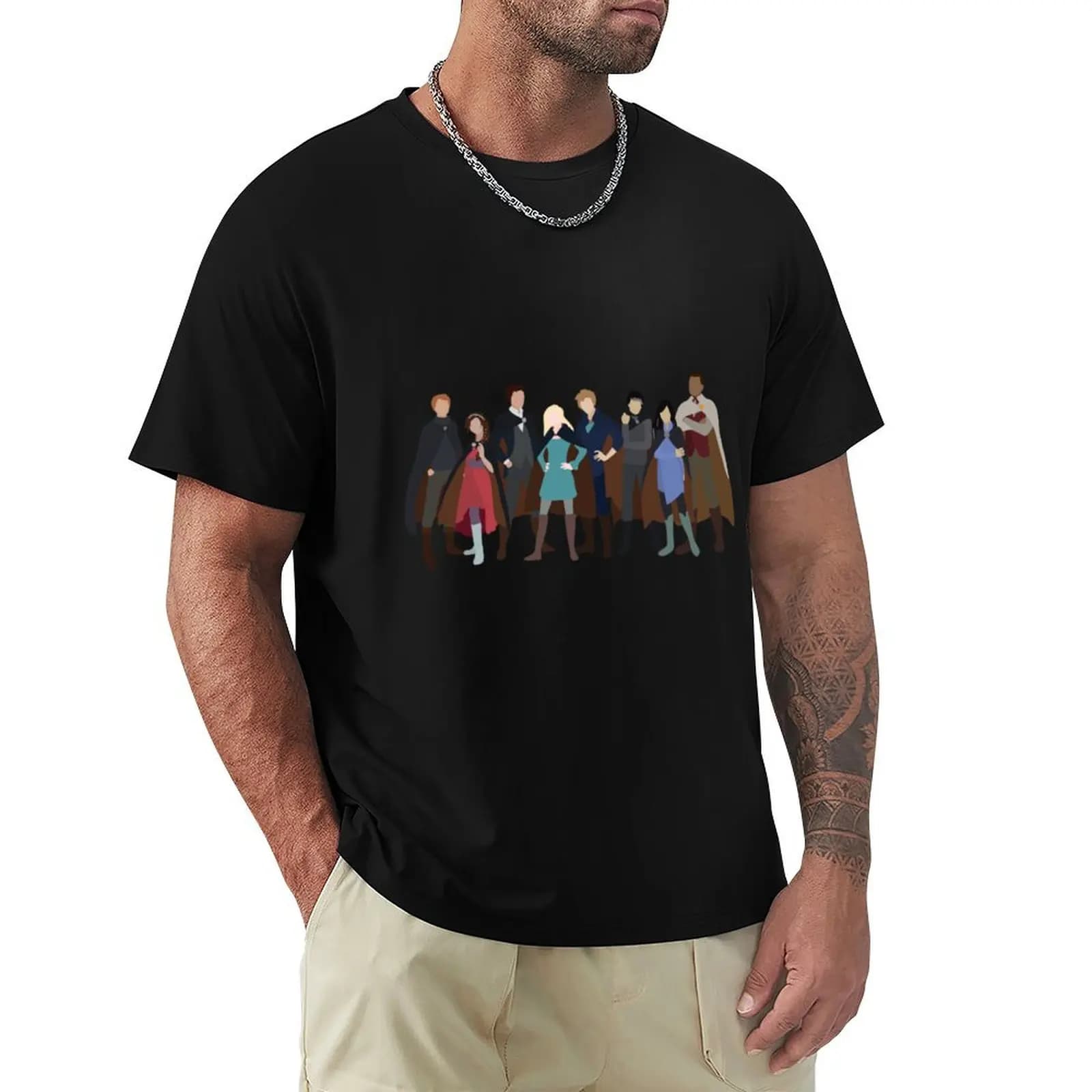 KOTLC Crew T-Shirt Work Comfort T-Shirt for Men
