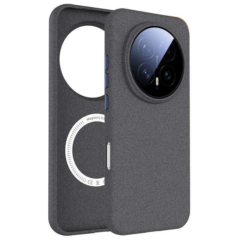 For Magsafe Case For Honor Magic 8 Pro Luxury rock sand Magnets Magnetic Wireless Charging Soft Edge Shell Fashion