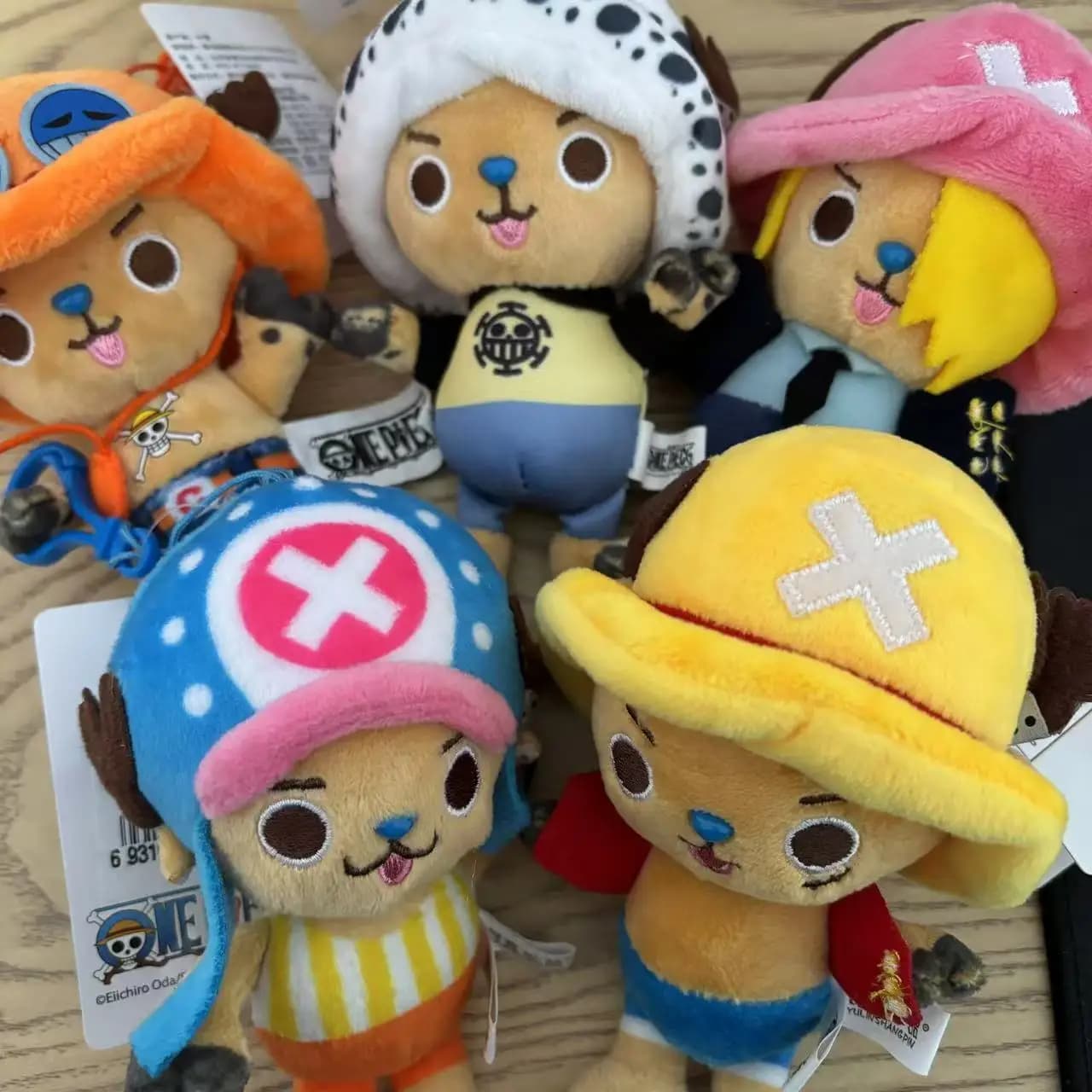 Portachiavi Peluche a Forma di Cervo 10cm Anime One Piece: Luffy, Tony Tony Chopper, Sanji, Ace, Trafalgar Law - Regalo di Compleanno per Bambini