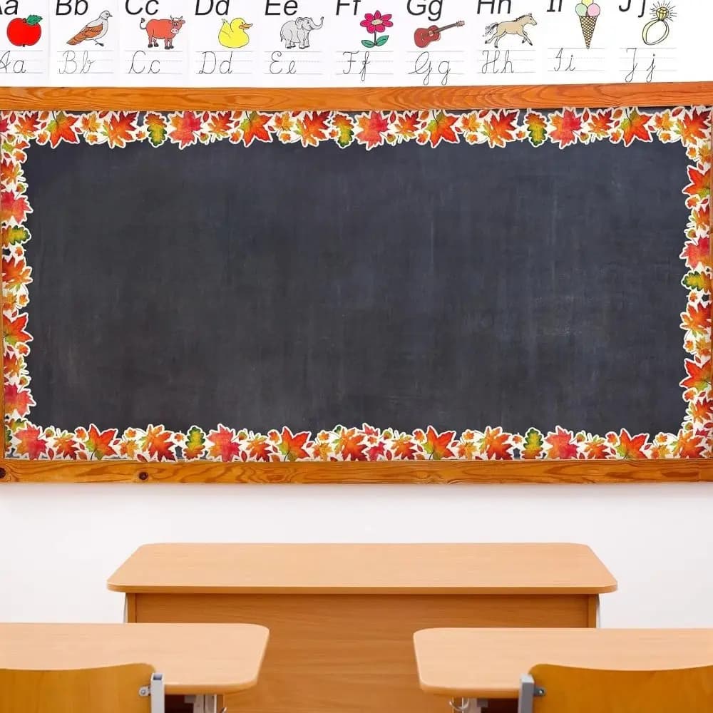 Self Adhesive Bulletin Board Border Red Mushroom Pattern Waterproof Border Sticker Roll Continuous Roll Die Cut Edge