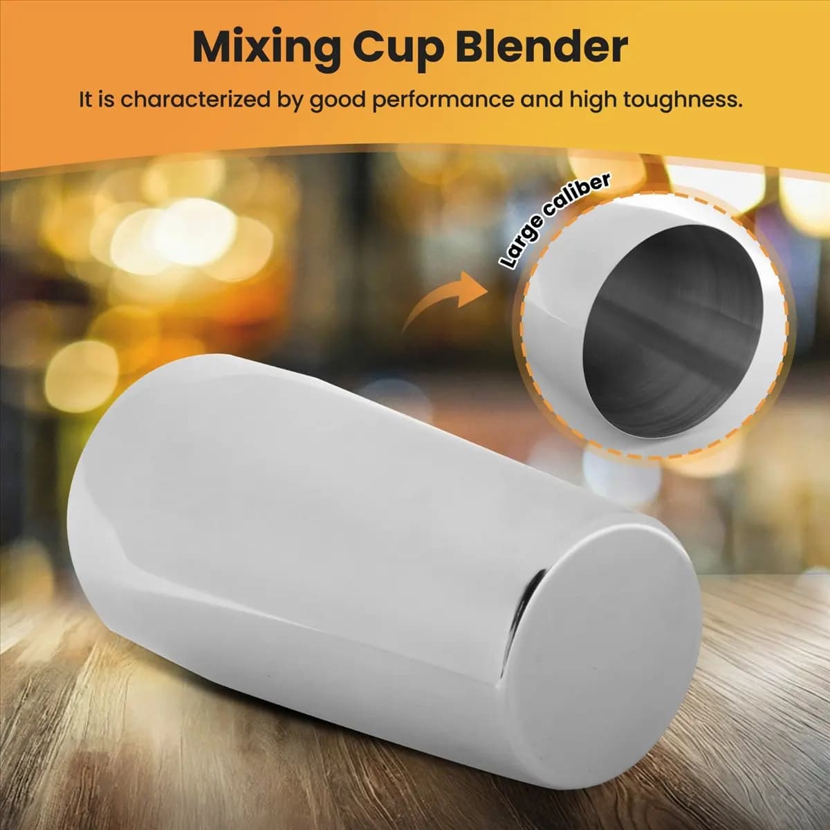 finefine Stainless Steel Mixer Shake Beverage for flair bartenders Cocktail shaker, Silver