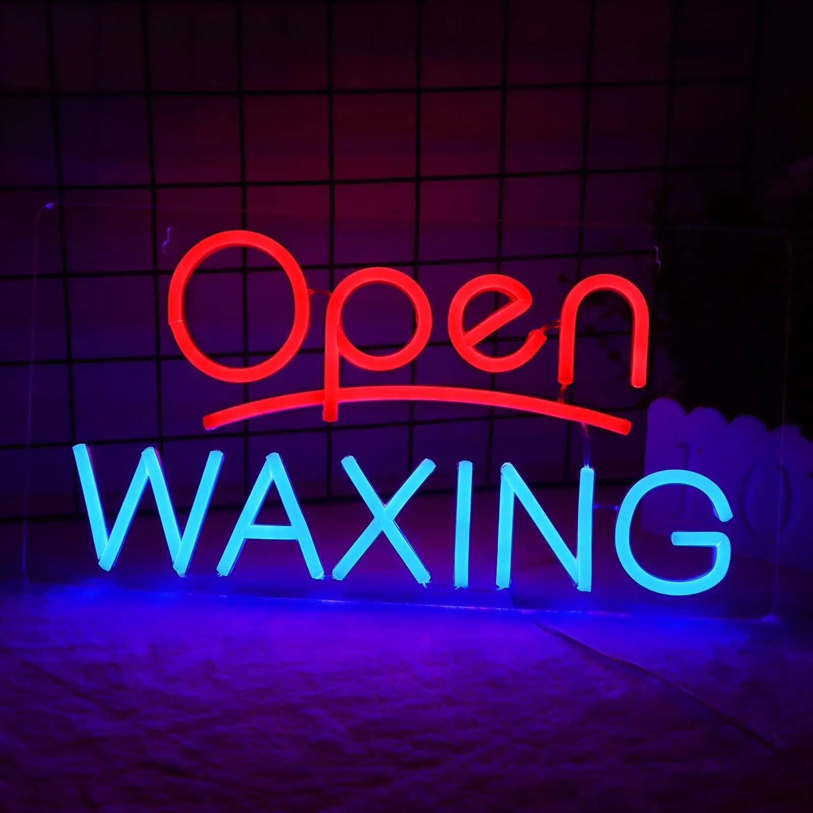 Insegna al neon con ceretta aperta per unghie, insegna aziendale per salone di bellezza, spa, cartello pubblicitario super luminoso, facile da appendere al muro