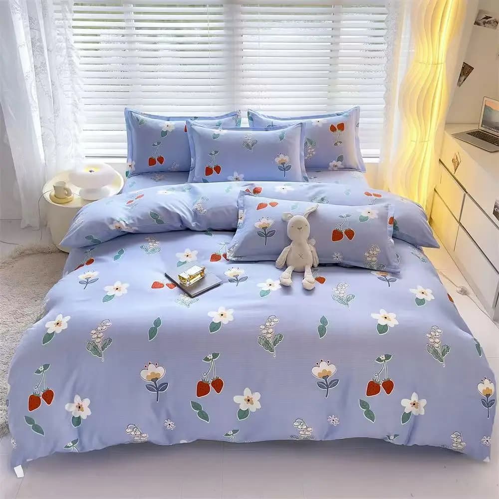 Copripiumino a quadretti verde caldo, letto singolo, letto matrimoniale, sacco letto queen size, 140 cm * 200 cm, 160 cm * 200 cm, 180 cm * 200 cm
