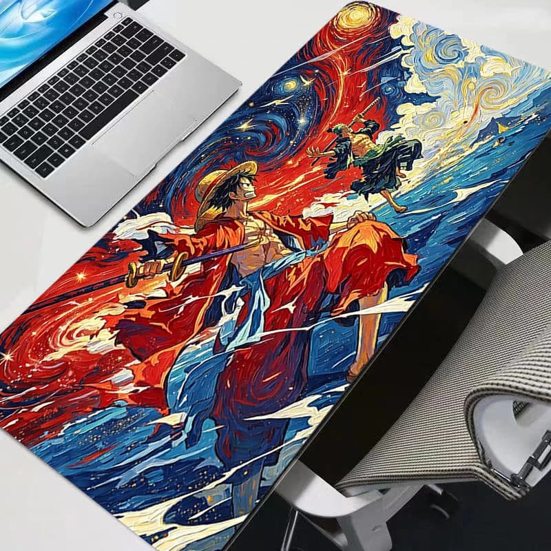 Mouse Pad One Piece XXL Gamers Anime Decoracion Gamer Desk Mat Mousepad XXL Gaming Accessories Varmilo Keyboard Carpet