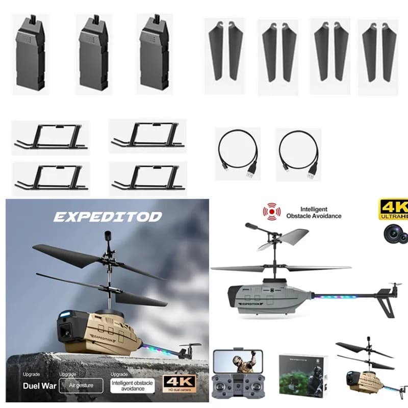 KY202 RC Helicopter Drone Battery KY202 Mini Drone Accessories KY202 RC Dron Battery 3.7V 550mAh Battery Propeller USB KY202 ToY