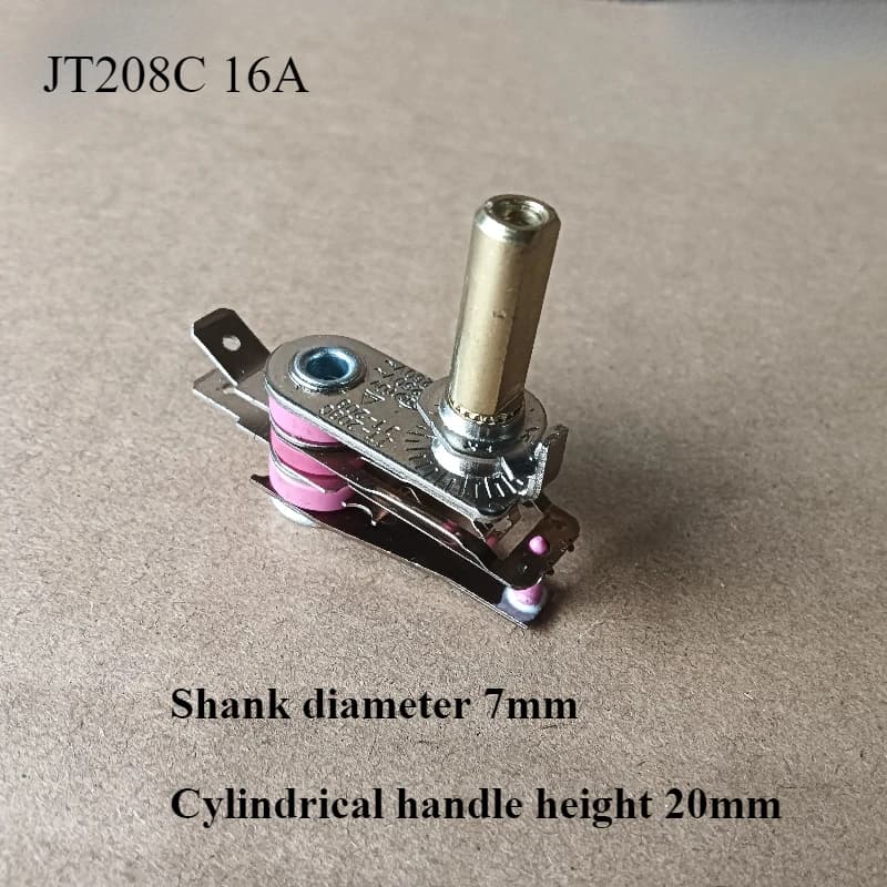 2 Pieces Thermostat for Electric Air Fryer JT208C 16A KST389A 16A KST305-1 15A