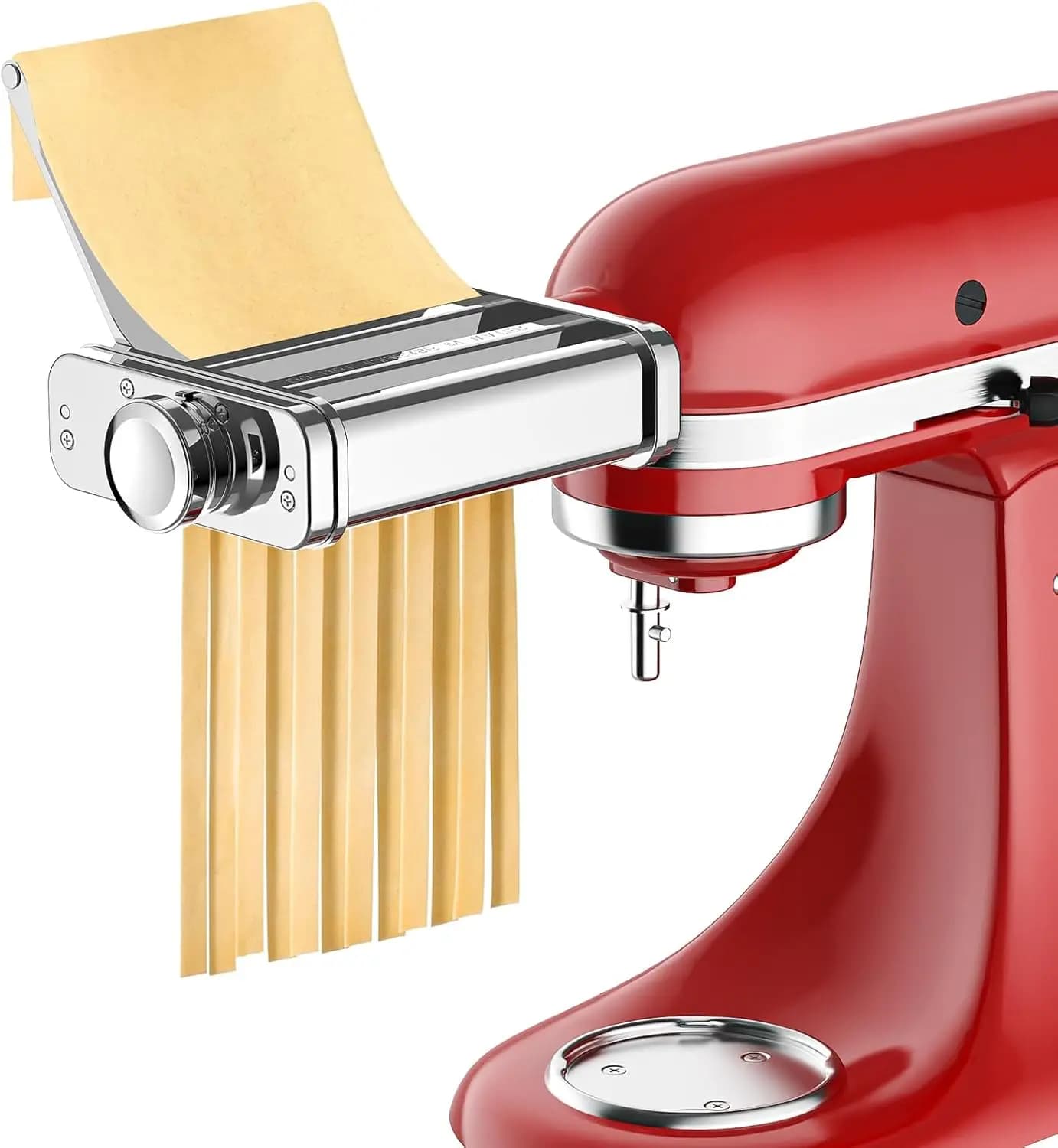 Accessorio per Pasta 3 in 1 per Impastatrice KitchenAid - Macchina Professionale per Pasta in Acciaio Inox con Rullo