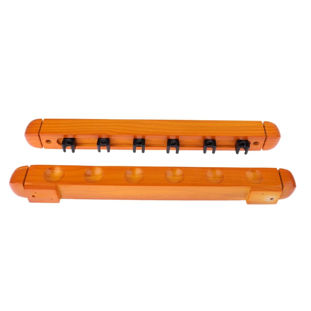 Supporto per stecca da biliardo con supporto per stecca da biliardo a 6 slot per montaggio a parete