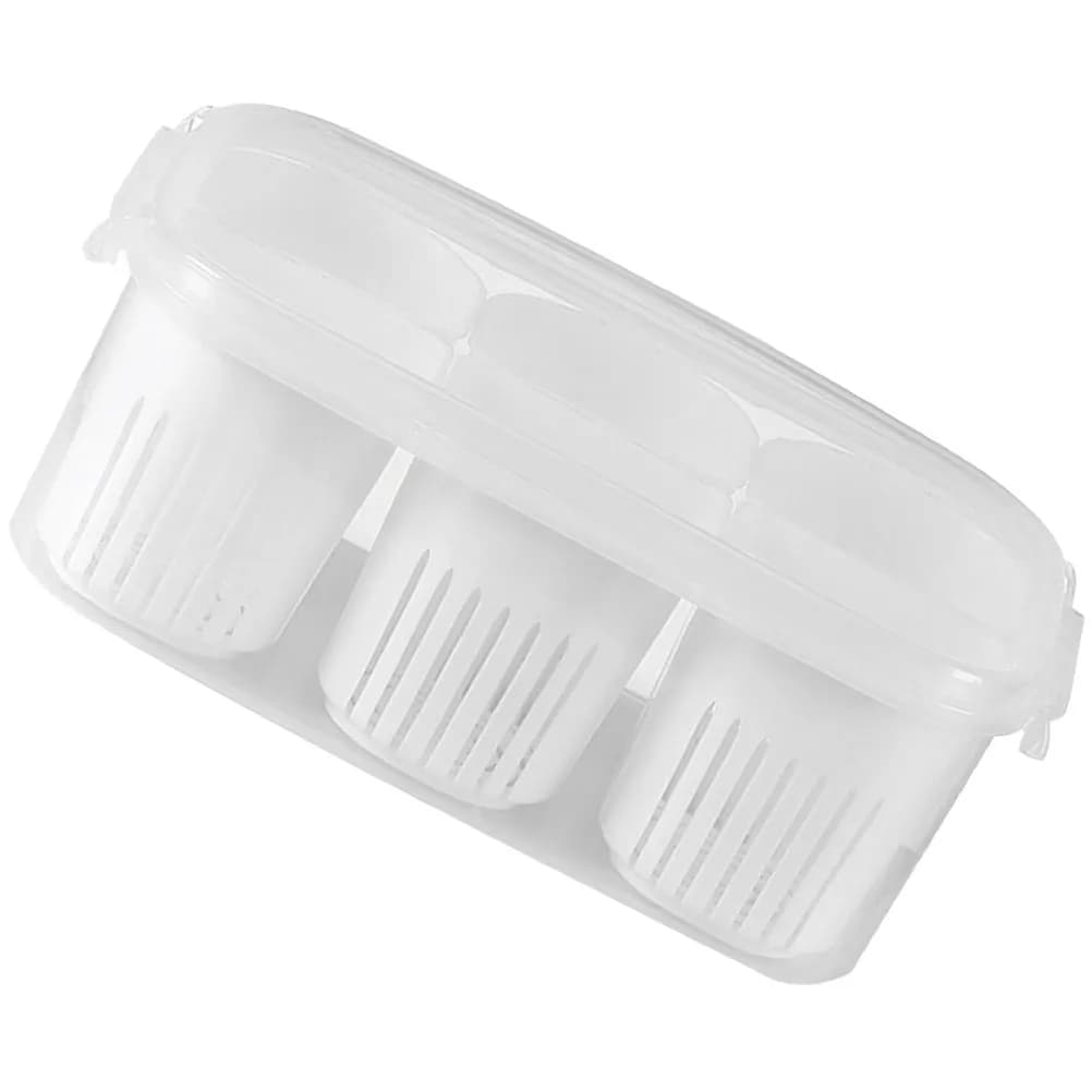 Set di Contenitori Impilabili per Alimenti Senza BPA con Chiusura Ermetica per Organizzazione di Cucina, Frigorifero, Dispensa e Preparazione Pasti