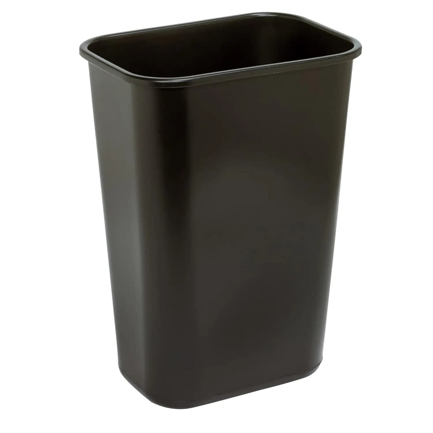 Cestino per Rifiuti da Ufficio Nero da 10,25 Galloni, 20,5x15,5x11,5 Pollici, Contenitore per Spazzatura Durevole da Posizionare Sotto la Scrivania
