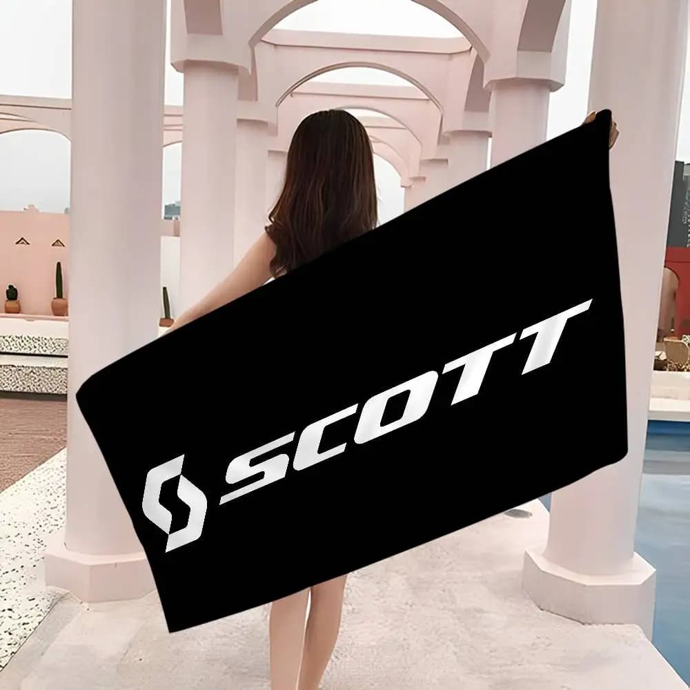 Asciugamano da nuoto Scott Bike Anime Beach, morbido e assorbente, regalo per bambini, per viaggi, campeggio, palestra