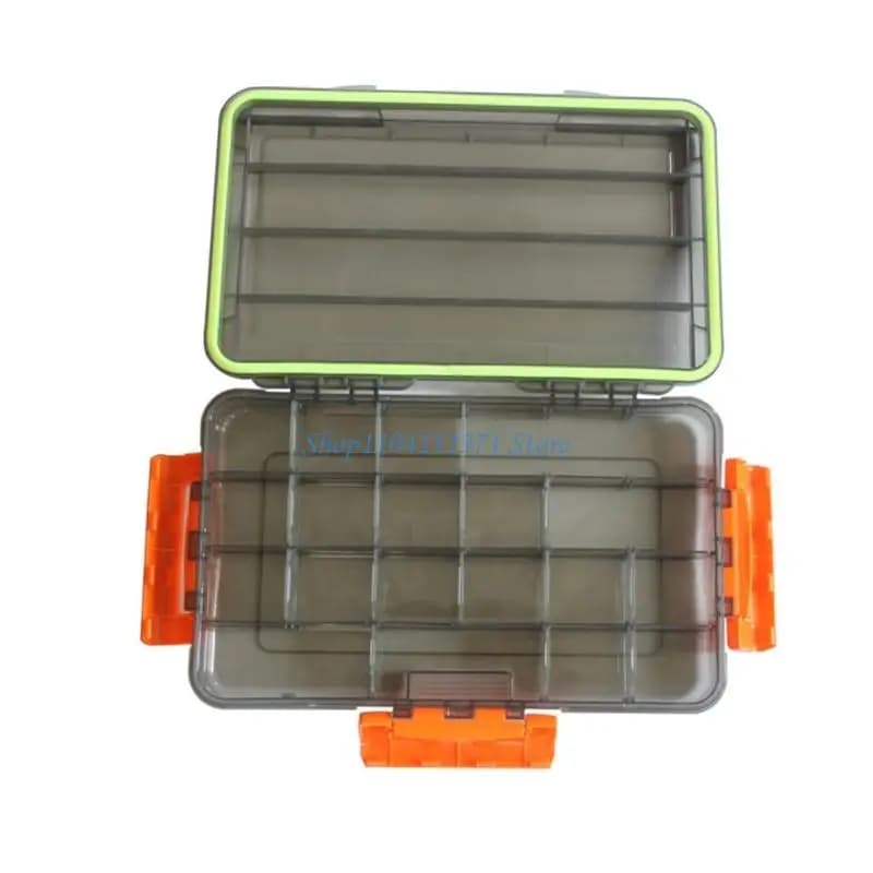 P9FC Cassetta porta attrezzi in plastica versatile per attrezzatura da pesca, con scomparto mobile