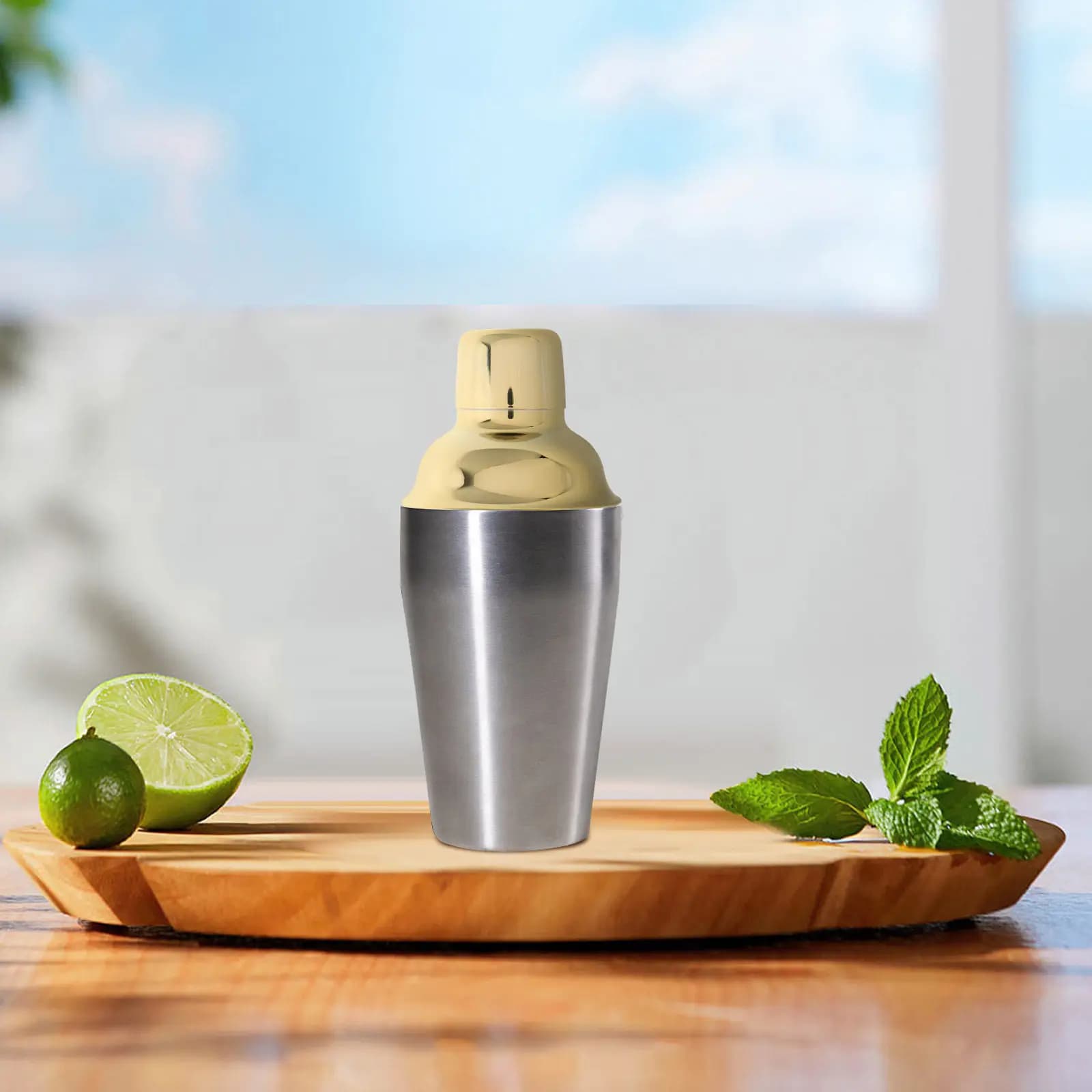 Coperchio per Shaker da Cocktail in Acciaio Inossidabile per Bicchieri Mason Jar, Guarnizione in Silicone Antigoccia, Ricambio Riutilizzabile per Shaker da Bar