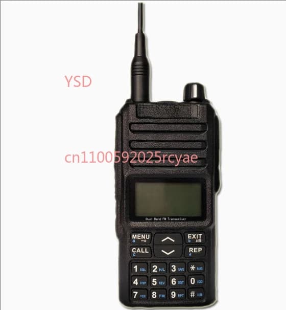 Walkie-talkie UV-25D da 20 W (autonomia effettiva di 10-20 km, VHF 136-174 MHz e UHF 400-480 MHz dual band, dispositivo di comunicazione a lunga distanza)
