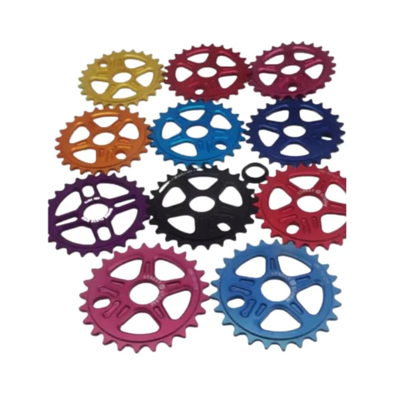 Piastra dentata per bicicletta in lega di alluminio, BMX 6061, disco 25T, auto da strada, acrobatica