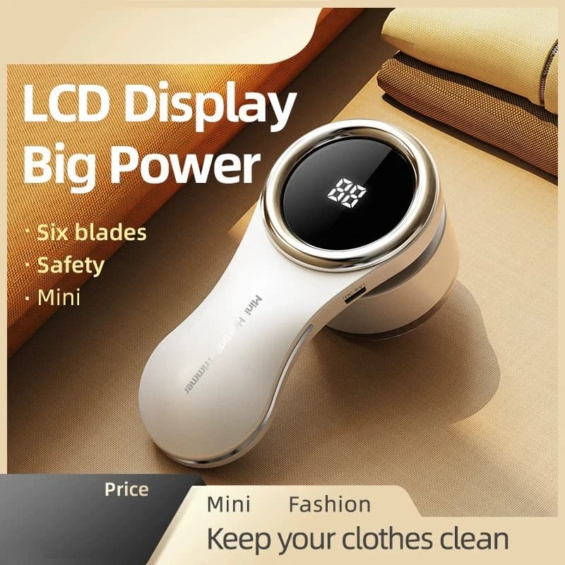 Rasoio compatto e levapelucchi per tessuti, trimmer portatile per vestiti per la casa, i viaggi, lavaggio a secco, riutilizzabile, idea regalo, Effi
