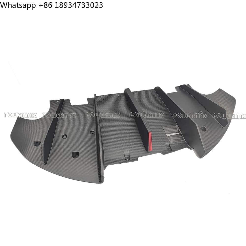 Car Part Dry Carbon Fiber Rear Bumper Diffuser Lip Exterior Trims for Lotus Emira 2021+