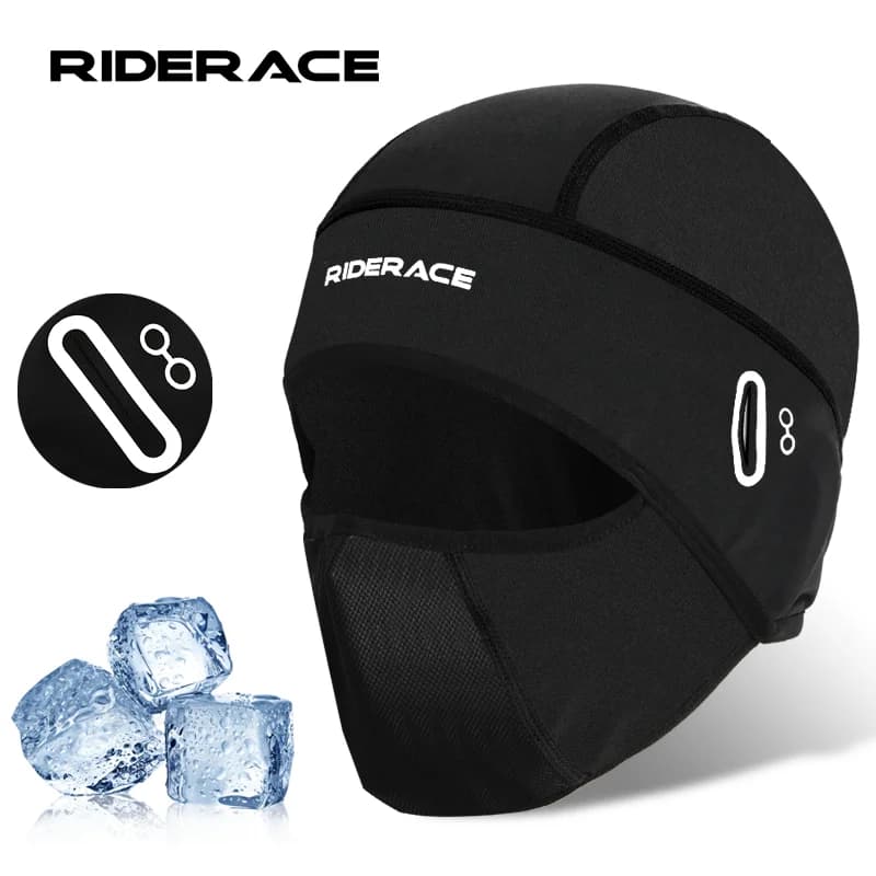 Berretto da ciclismo Protezione UV estiva Sciarpa da bicicletta traspirante Copricapo sportivo in seta di ghiaccio ad asciugatura rapida Fascia per bici Copertura integrale