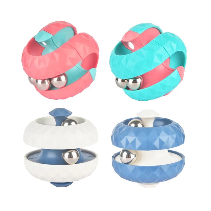 Giocattoli di decompressione Bambini Orbita Palla Cubo Giocattolo sensoriale antistress Giocattoli agitati per bambini Spinner Regali per bambini Allenamento di messa a fuoco