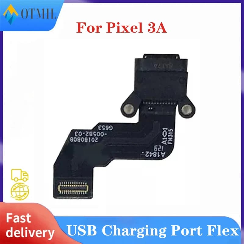 Cavo flessibile per porta di ricarica USB per Google Pixel 3A Caricatore Dock Spina Scheda connettore PCB Parti sostituibili per Google Pixel3A Flex