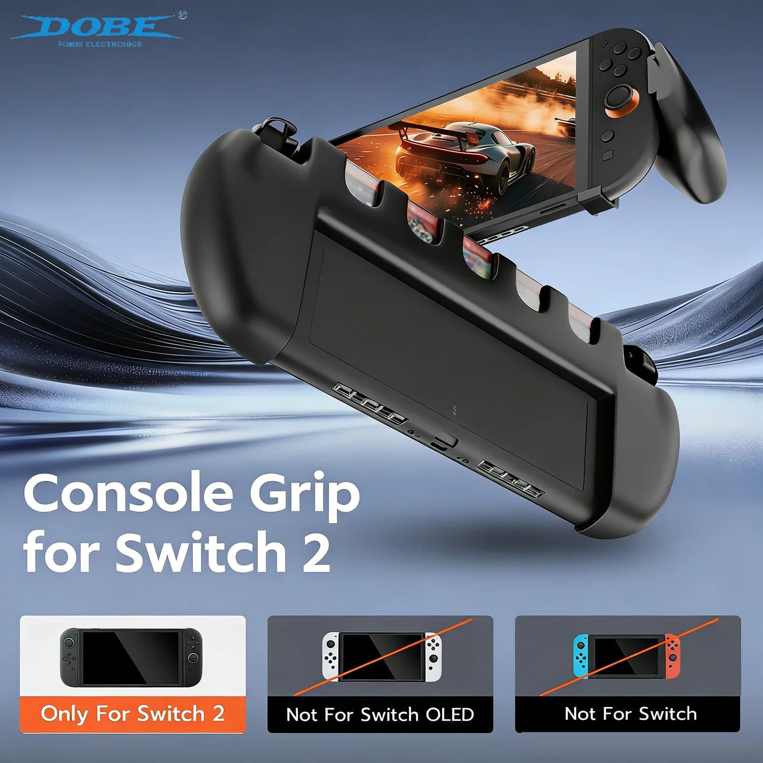 Custodia con Impugnatura Ergonomica per Nintendo Switch 2 con 5 Slot per Giochi e Supporto Integrato - Accessori Protettivi per Switch
