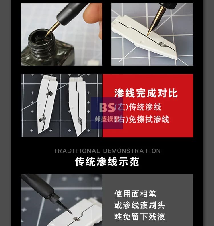 Penetrating Liquid 87131 Black TAMIYA Military Production Tools Model Old Stain Cleaning Solution Diluent Wiping