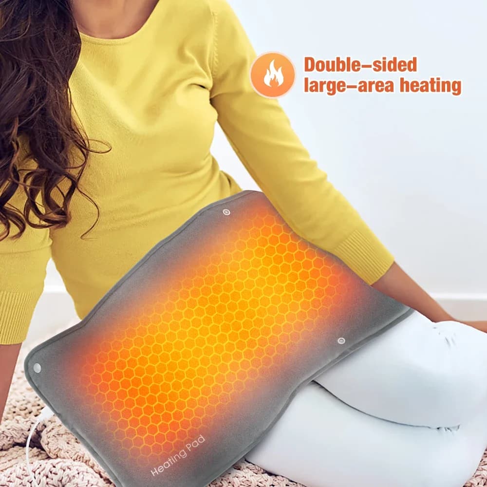 Tappetino riscaldante in grafene Scaldamani elettrico Borsa calda per mani riscaldata veloce Coperta riscaldante per gambe lombari Tappetino super morbido lavabile