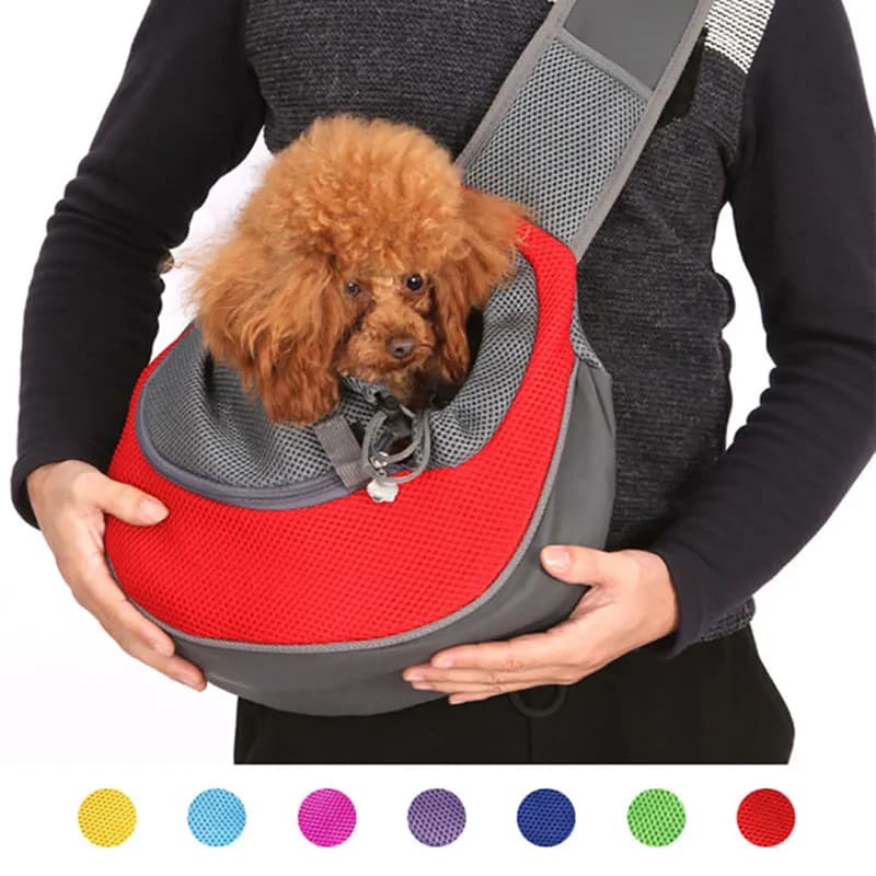 Pet Puppy Carrier S/L Mesh Oxford Dog Shoulder Bag Single Shoulder Bag Comfort Shoulder Bag for Outdoor Pet