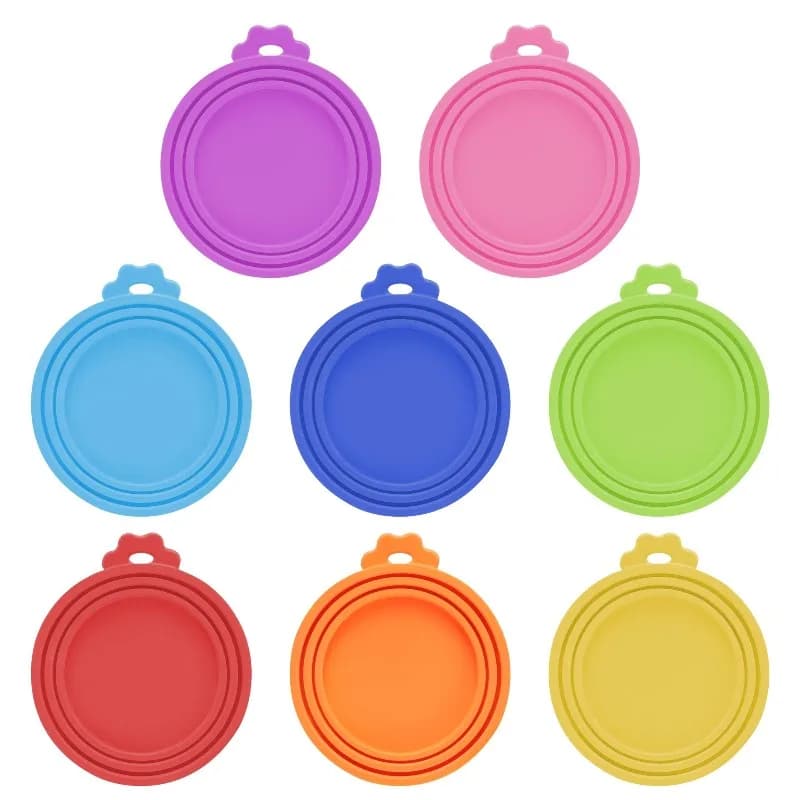 1 coperchio riutilizzabile in silicone per lattine per animali domestici senza BPA, adatto per lattine di cani e gatti della maggior parte delle dimensioni: mantiene il cibo fresco e previene gli odori battterici