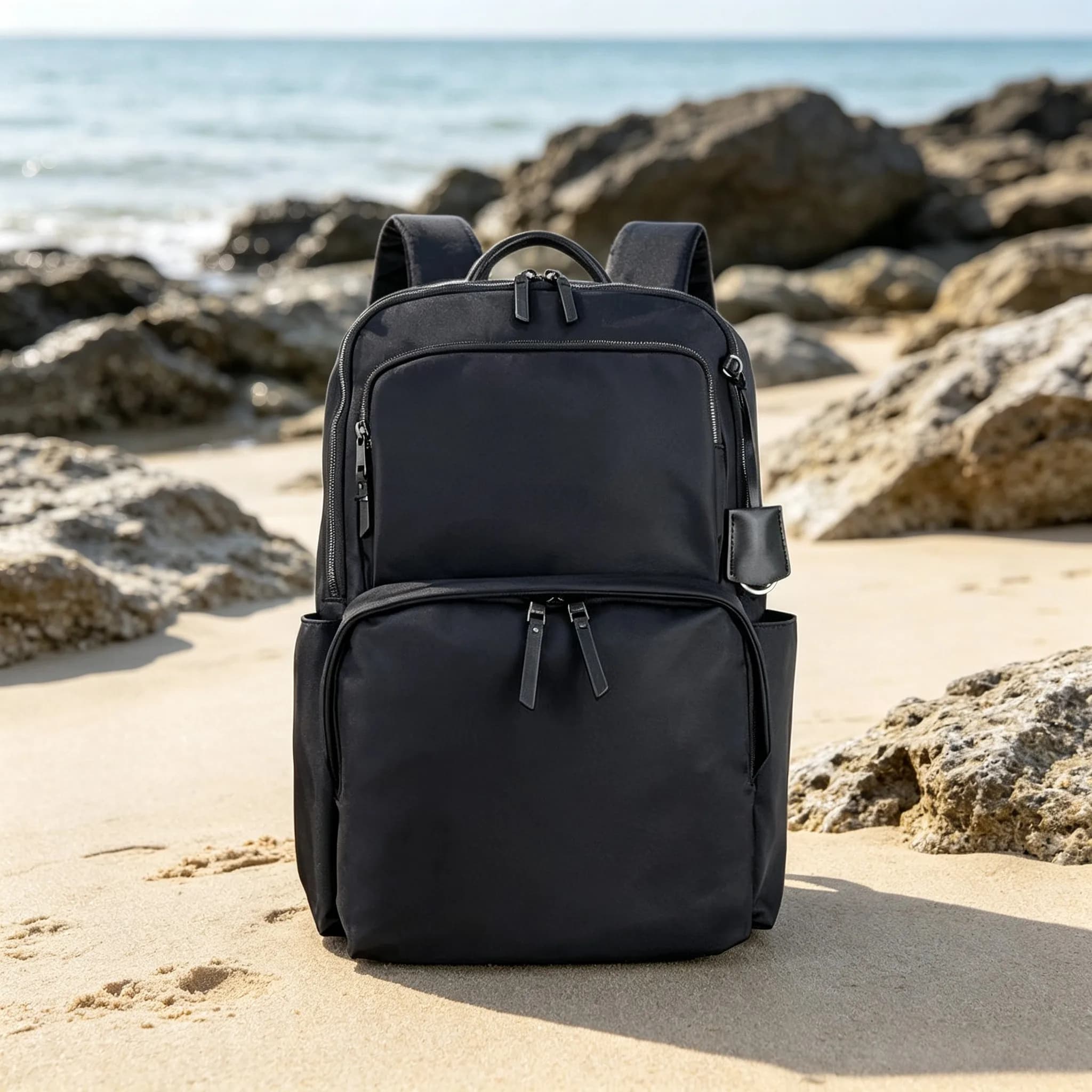 Women Lightweight Nylon Daypack, New Stylish Casual Large Capacity Durable Travel Backpack