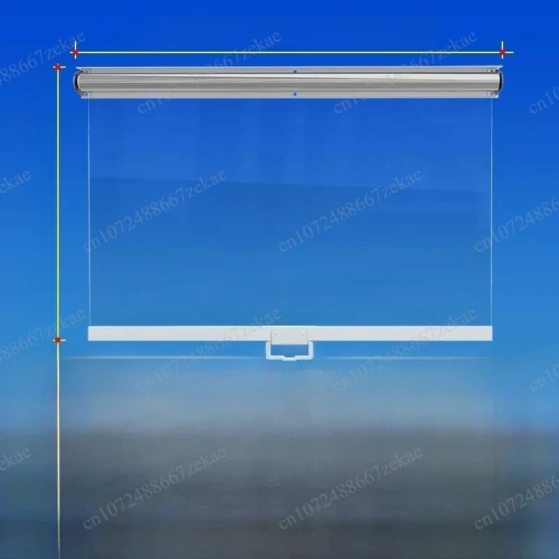 Clear Dustproof Roll Curtain Cold Room Refrigerated Cabinet Isolation Door Curtain