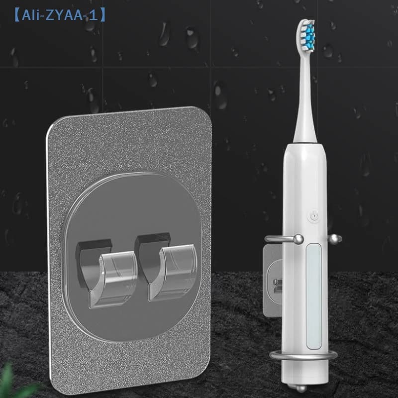 Portaspazzolino elettrico in acciaio inossidabile, porta dentifricio impermeabile, porta spazzolino senza chiodi, portaoggetti da bagno【ZYAA-1】