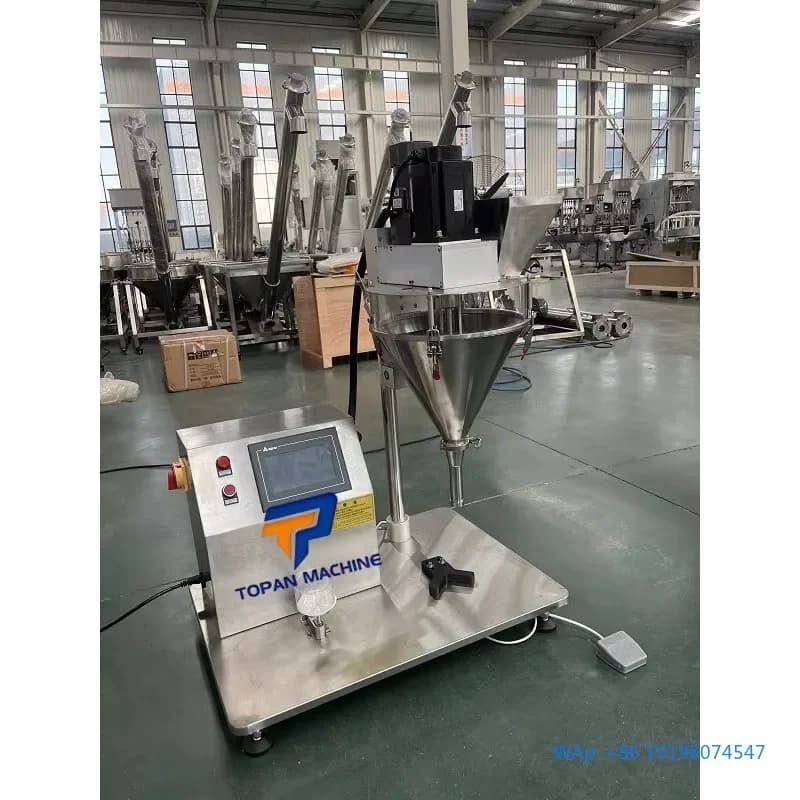 High Efficiency Matcha Protein Powder Filler Sealer Small Dose Seasoning Cassava Powder Dosing Filling Machine for Lab