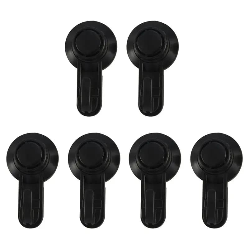 SEWS-6 Ganci a ventosa, ganci da bagno con ventosa potente, ganci a ventosa per asciugamani, ganci da doccia impermeabili