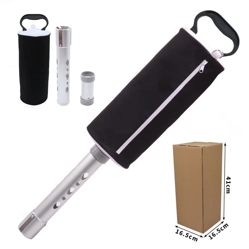 New golf ball picker, removable three-section aluminum tube ball retriever, Amazon standard size ball picker