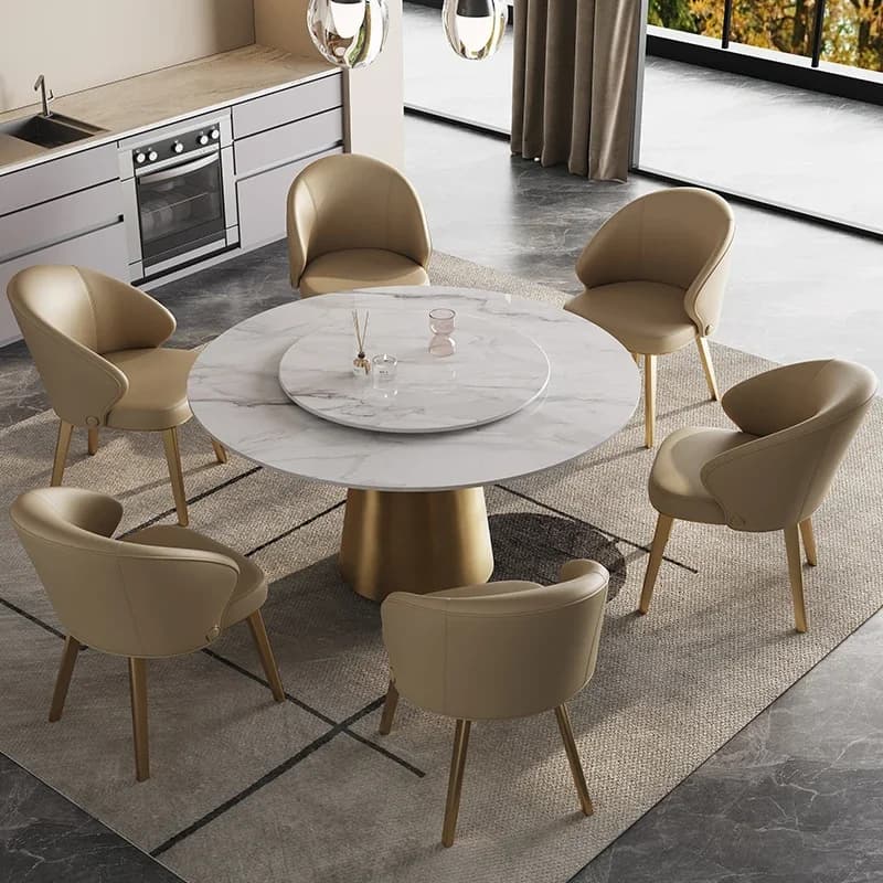 Sedia da pranzo con braccioli gialli Gambe in metallo di lusso Sedia da pranzo per salone di design Poltrona Nordic Sandalye Mobili per la casa di lusso