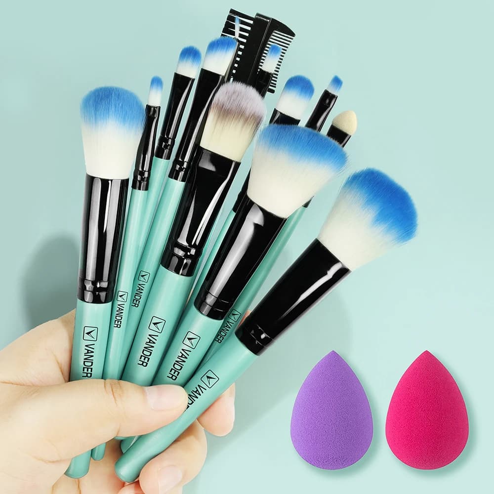 8-13 pieces Set of brush cosmetic makeup brush to correct powder shading brush for foundation Kabuki sponge for makeup tools beauty