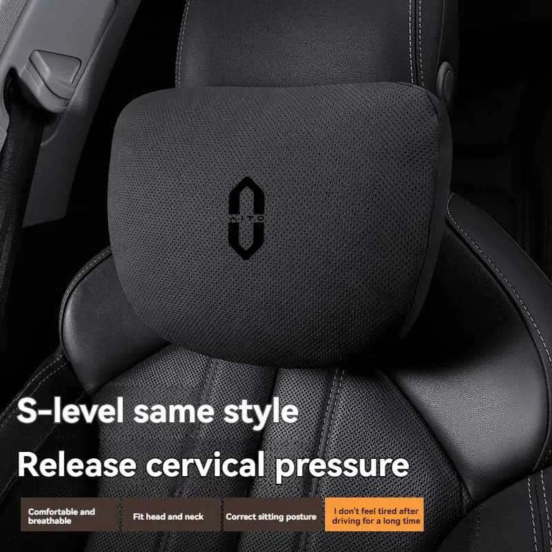 Cuscino per il collo del livello S dell'auto poggiatesta del sedile cuscino di supporto lombare protezione della colonna vertebrale per accessori per auto Aito M5 M7